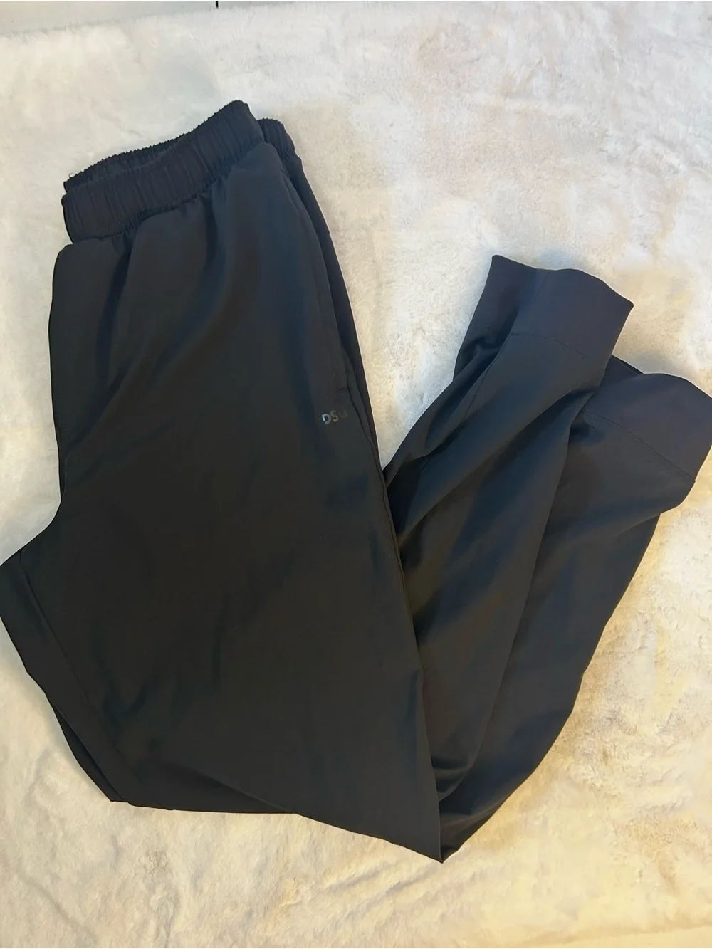 DSG Men’s Black Athletic Jogger Pants Small Active Training Gym Stretch